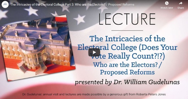 Read more about the article The Intricacies of the Electoral College Part 3: Who Are The Electors?/ Proposed Reforms