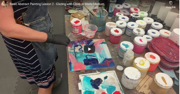Read more about the article Basic Abstract Painting Lesson 2 With Anne Bedrick