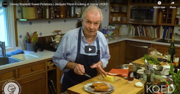 Read more about the article Honey Roasted Sweet Potatoes | Jacques Pépin Cooking at Home